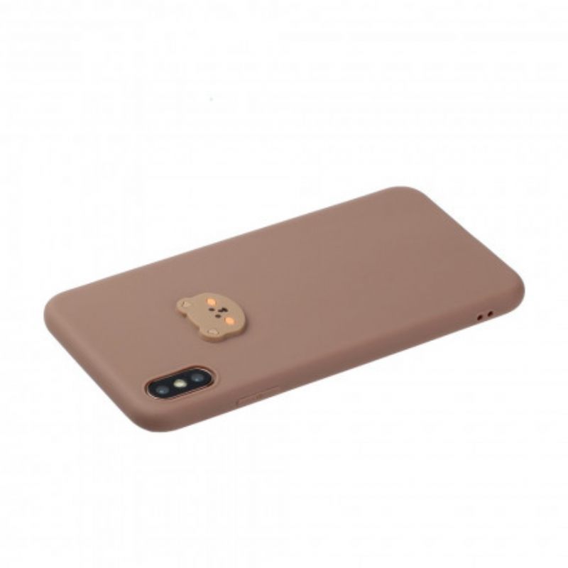 Kuori iPhone XS Max Silicone Logo Animal Fun