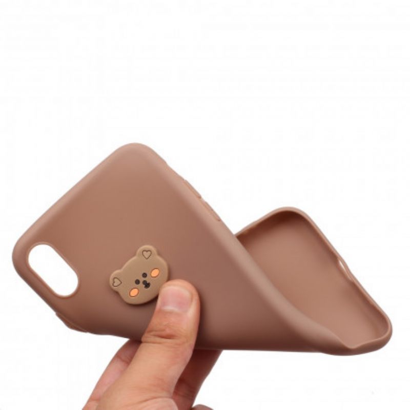 Kuori iPhone XS Max Silicone Logo Animal Fun