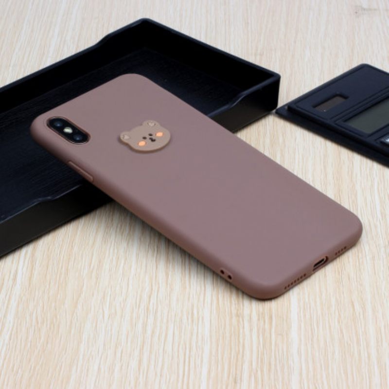 Kuori iPhone XS Max Silicone Logo Animal Fun