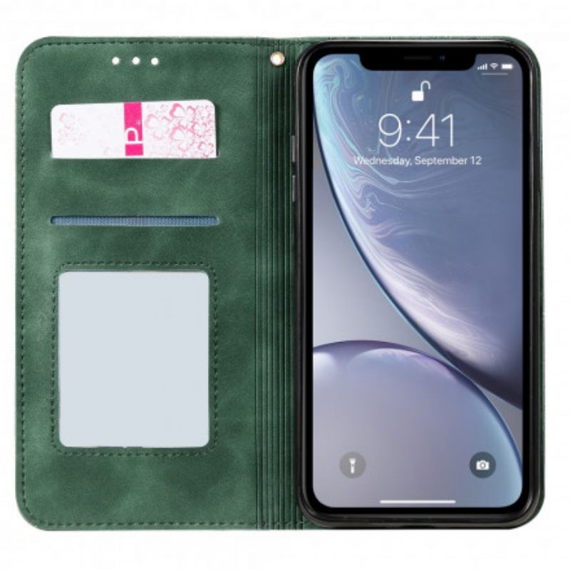Puhelinkuoret iPhone XS Max Kotelot Flip Baroque Flowers