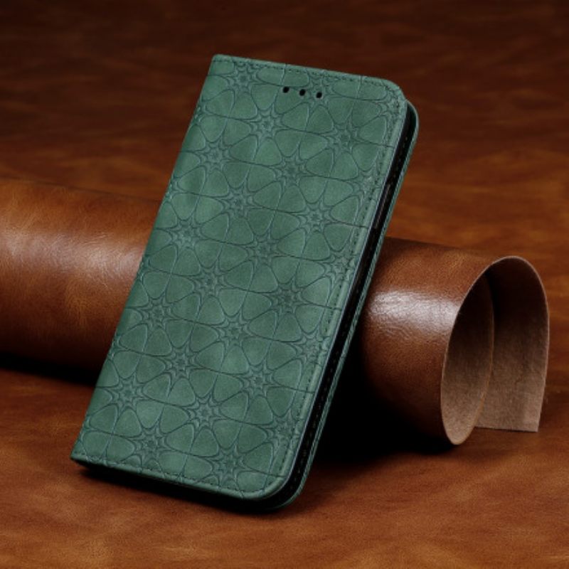 Puhelinkuoret iPhone XS Max Kotelot Flip Baroque Flowers