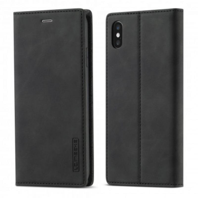 Puhelinkuoret iPhone XS Max Kotelot Flip Lc.imeeke Nahkaefekti