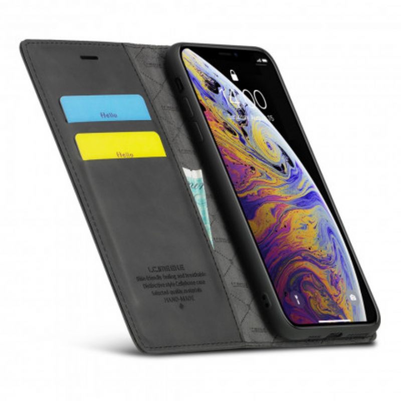Puhelinkuoret iPhone XS Max Kotelot Flip Lc.imeeke Nahkaefekti