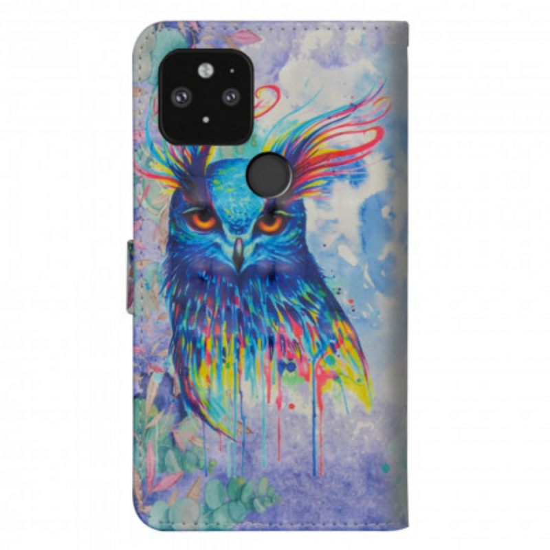 Kotelot Google Pixel 5 Bird Watercolour