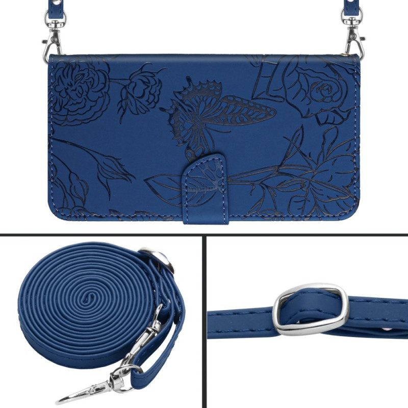 Kotelot Realme C75 Puhelinkuoret Perhoskuvioinen Olkalaukku