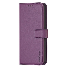 Nahkakotelo Realme C75 Binfen Color -keinonahka