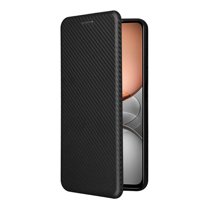 Nahkakotelo Realme C75 Hiilikuitu