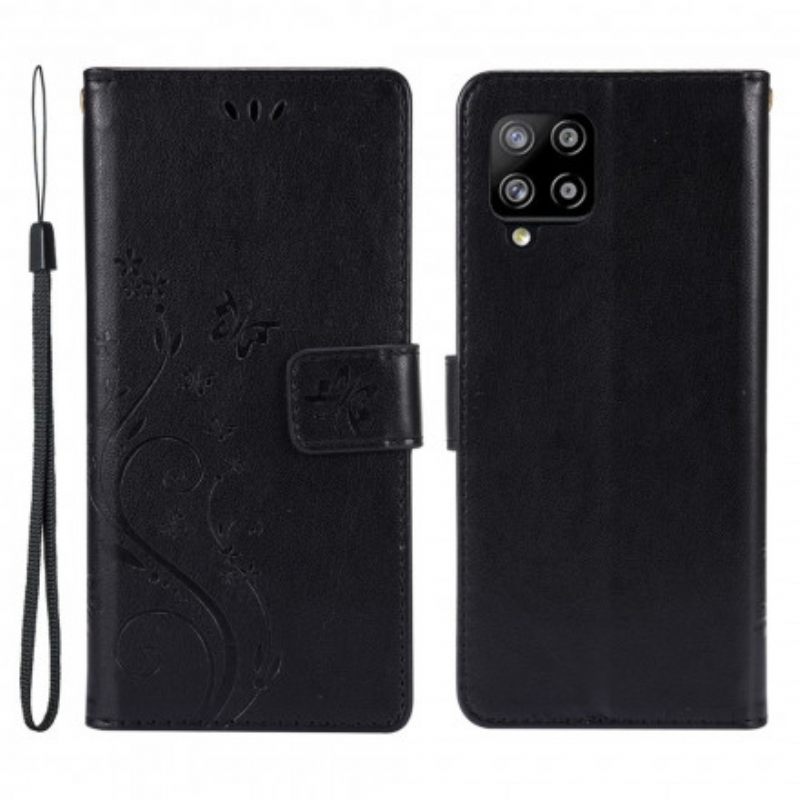 Kotelot Samsung Galaxy A42 5G Perhosia Tuulessa