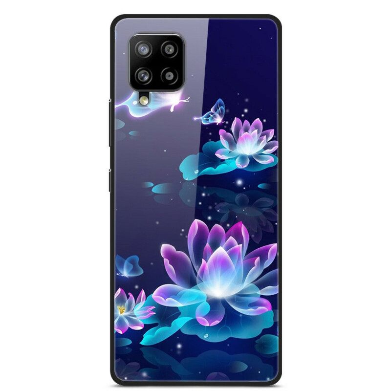 Kuori Samsung Galaxy A42 5G Tempered Glass Water Lilies