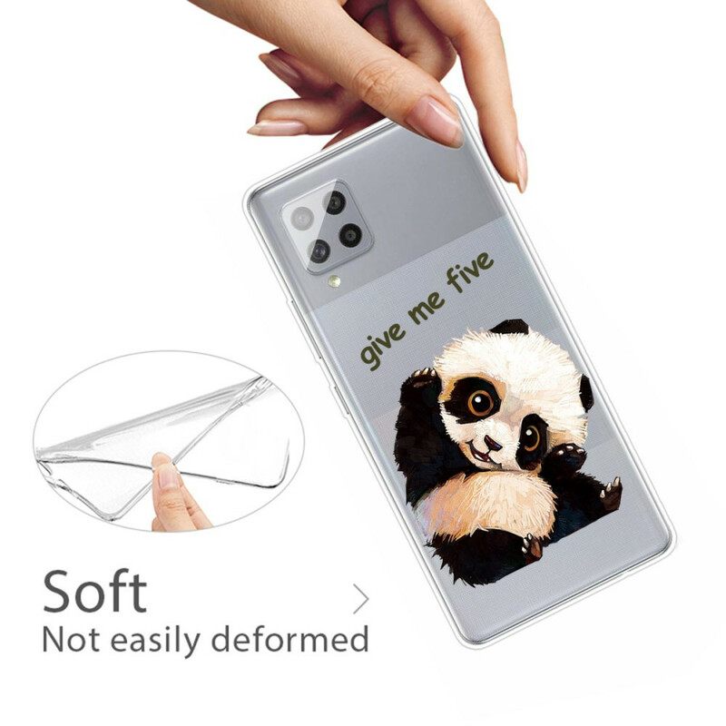 Kuori Samsung Galaxy A42 5G Transparent Panda Anna Minulle Viisi