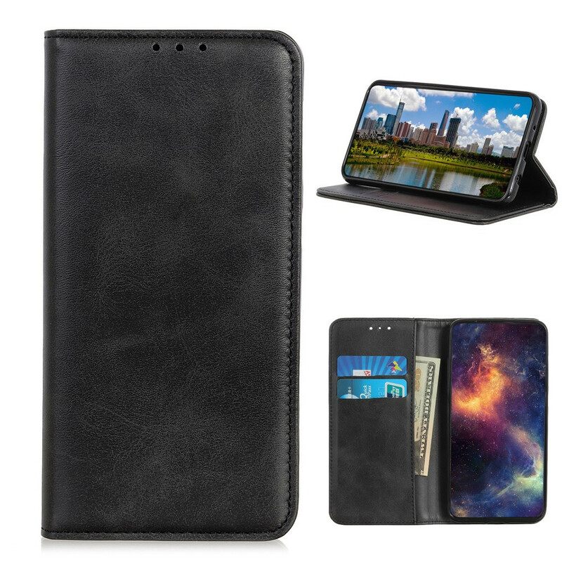 Puhelinkuoret Samsung Galaxy A42 5G Kotelot Flip Haljasnahka