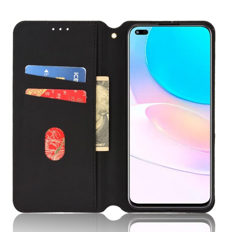 Puhelinkuoret Huawei Nova 8i / Honor 50 Lite Kotelot Flip Diamond Leather Effect