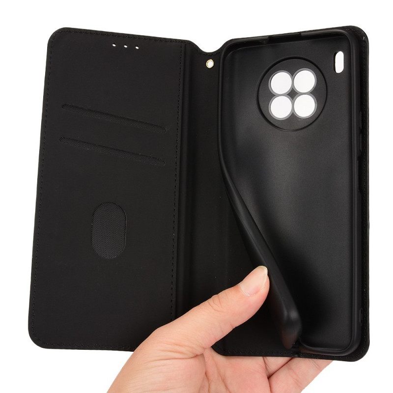 Puhelinkuoret Huawei Nova 8i / Honor 50 Lite Kotelot Flip Diamond Leather Effect