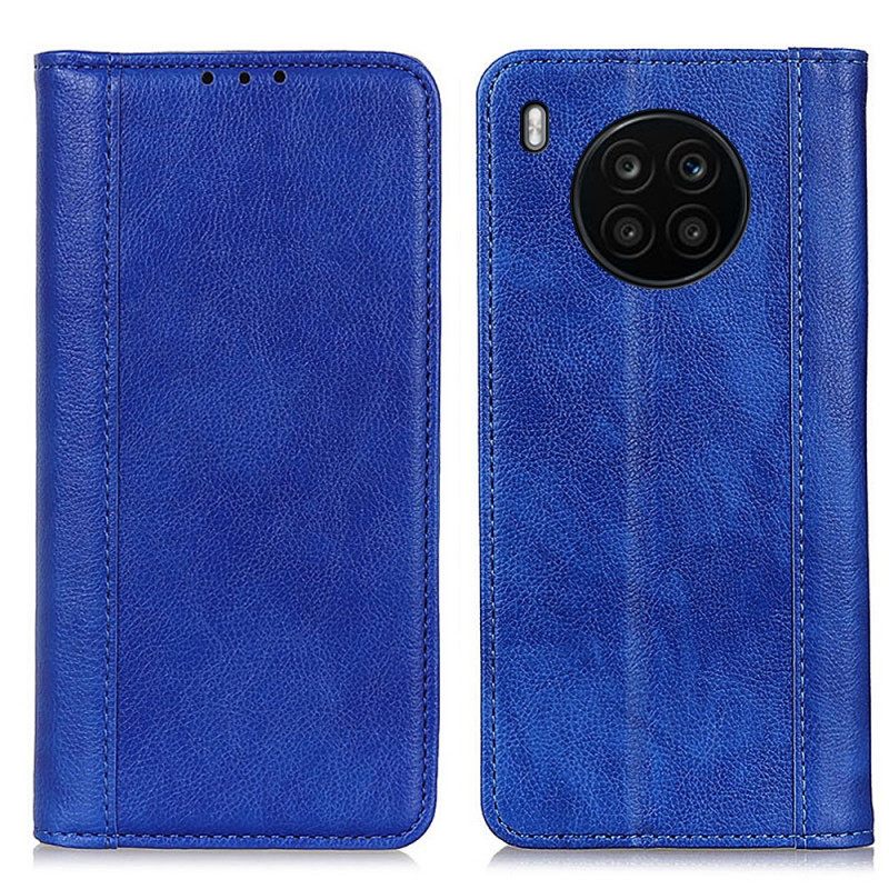 Puhelinkuoret Huawei Nova 8i / Honor 50 Lite Kotelot Flip Elegance Split Litchi Leather