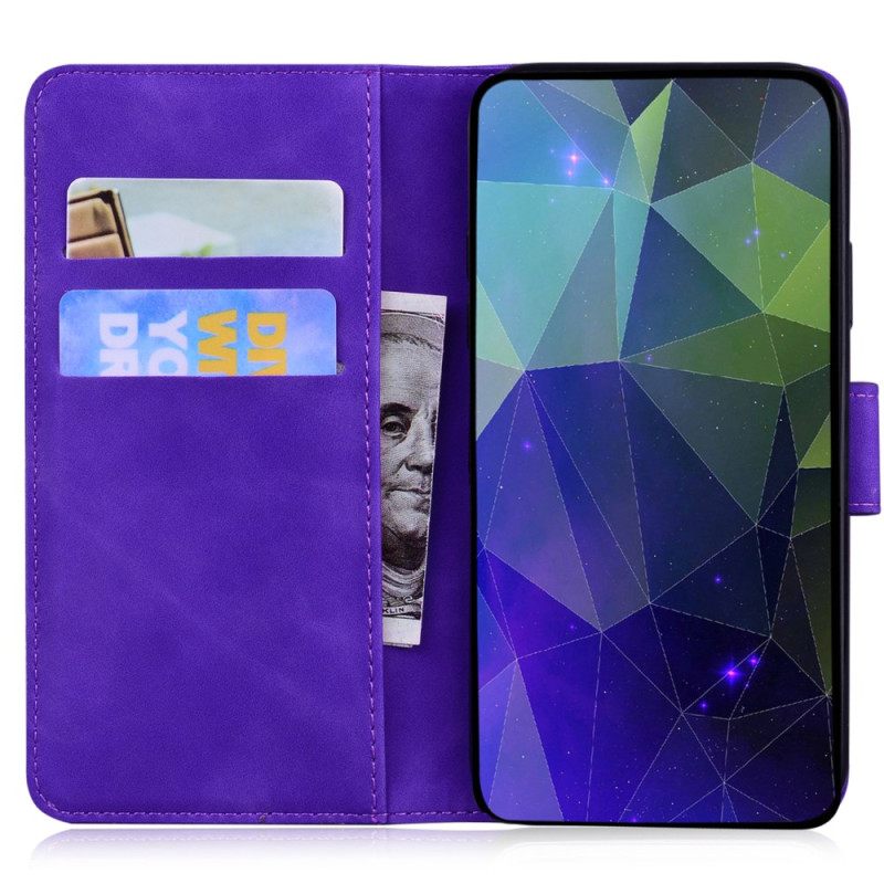 Kotelot Oppo Reno 11 Pro 5g Couture Leather Effect Suojakuori
