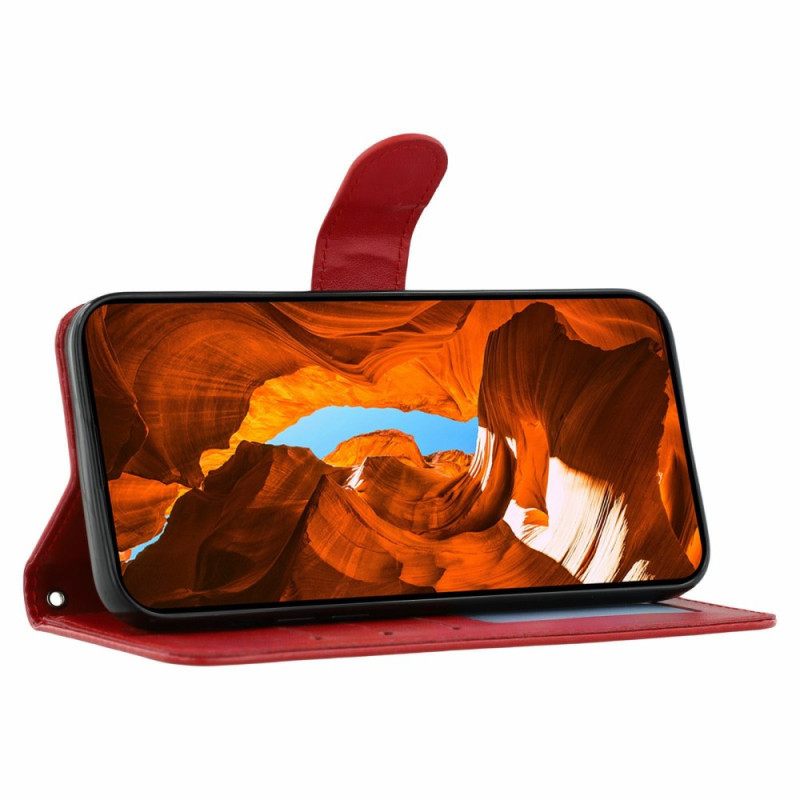 Kotelot Oppo Reno 14 5g Nahkakuvio Hihnalla Suojakuori