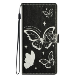 Kotelot Oppo Reno 14 5g Puhelinkuoret Mustavalkoiset Perhoset