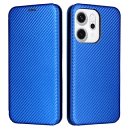 Nahkakotelo Oppo Reno 14 5g Hiilikuitu Suojakuori