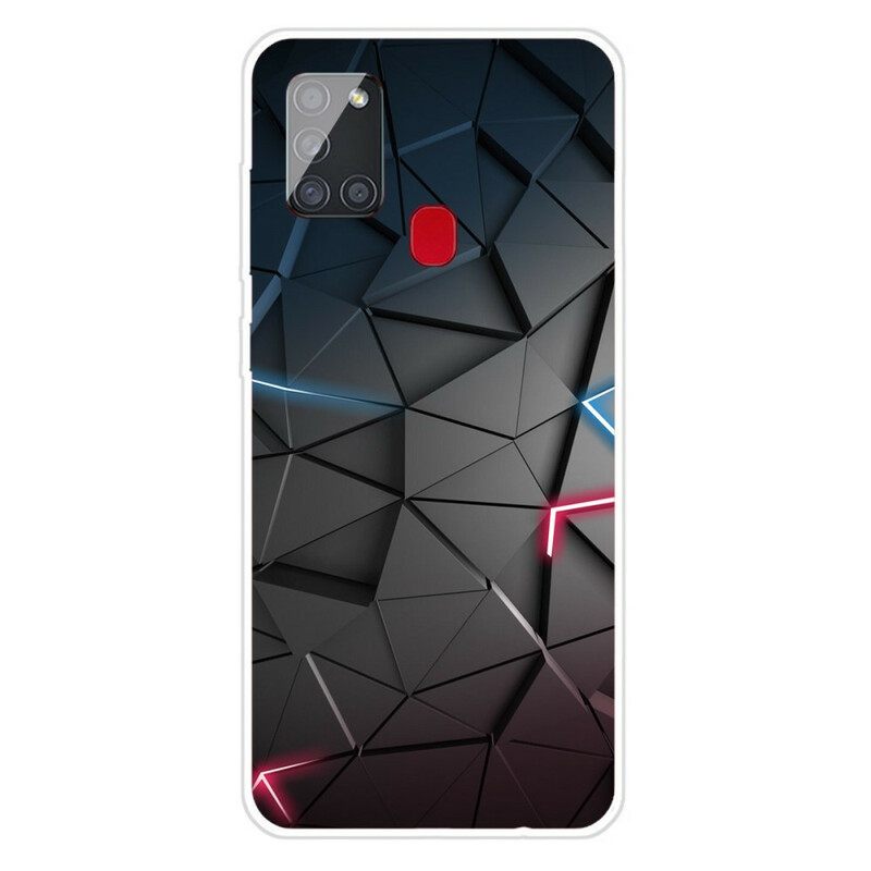 Case Samsung Galaxy A21s Joustava Geometria