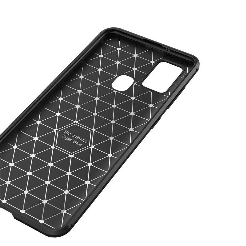 Case Samsung Galaxy A21s Joustava Hiilikuitu