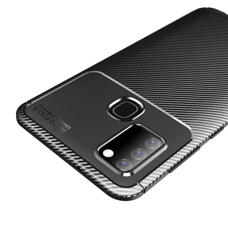 Case Samsung Galaxy A21s Joustava Hiilikuitu