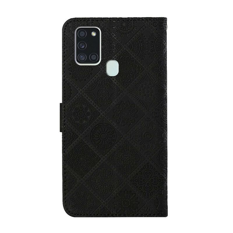 Kotelot Samsung Galaxy A21s Pattern Tapestry