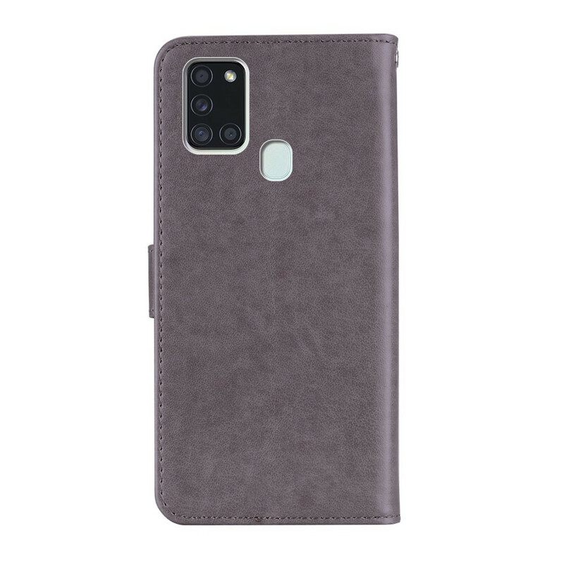 Kotelot Samsung Galaxy A21s Pöllömandala Ja Charm