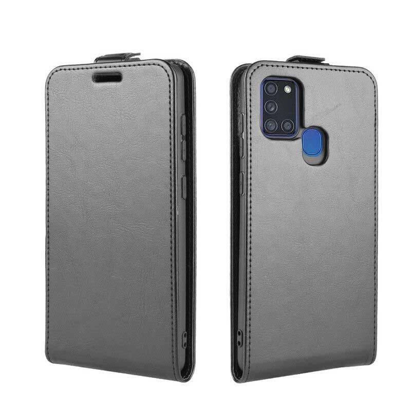 Kotelot Samsung Galaxy A21s Taitettava Nahkaefekti