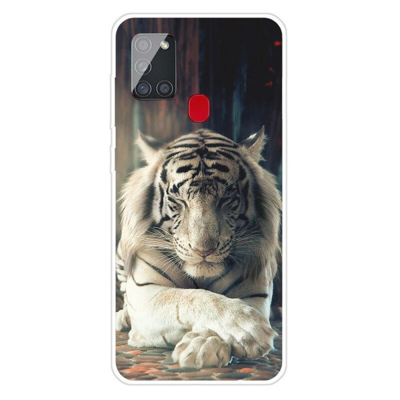 Kuori Samsung Galaxy A21s Flexible Tiger