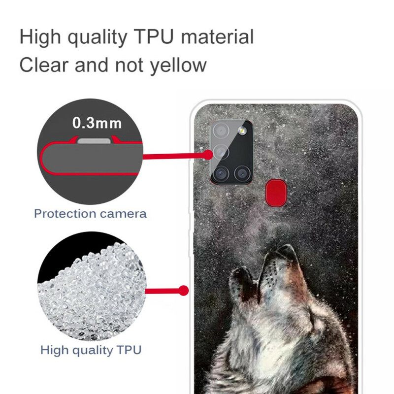 Kuori Samsung Galaxy A21s Sublime Wolf