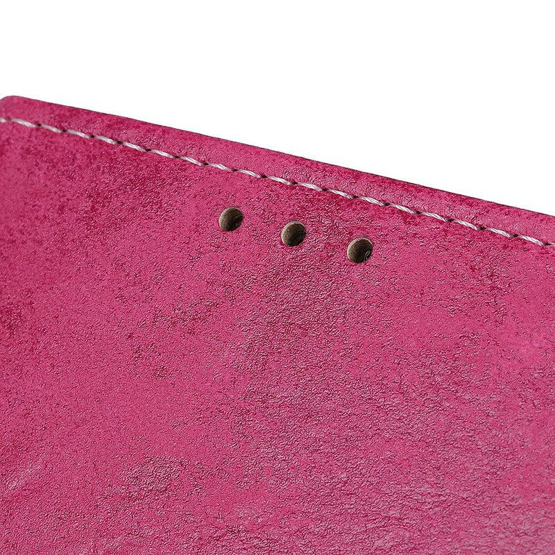Nahkakotelo Samsung Galaxy A21s Faux Leather Vintage
