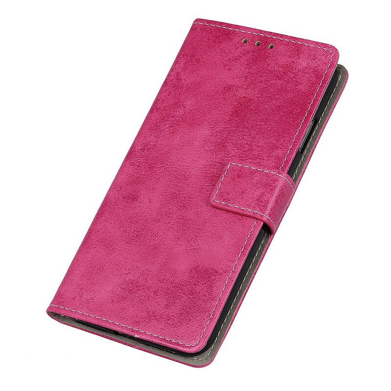 Nahkakotelo Samsung Galaxy A21s Faux Leather Vintage