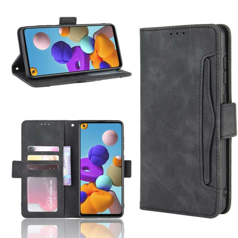 Nahkakotelo Samsung Galaxy A21s First Class Multi-card