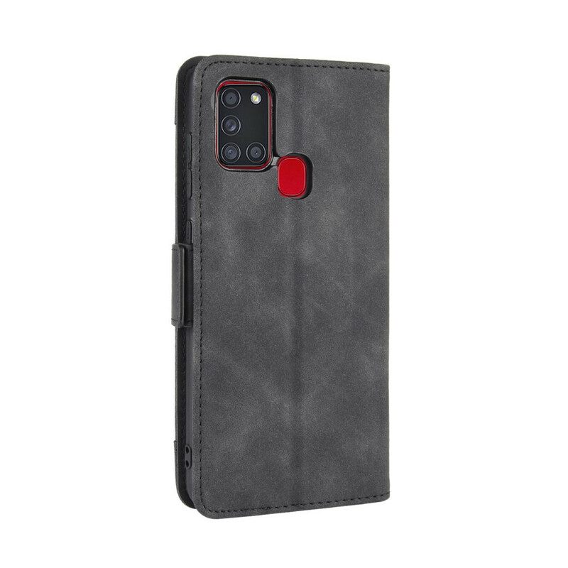 Nahkakotelo Samsung Galaxy A21s First Class Multi-card