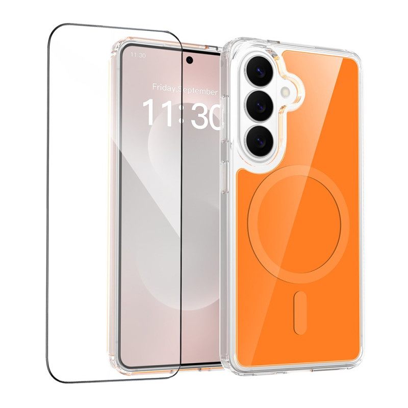 Case Samsung Galaxy S26 Puhelinkuoret Magneettinen Ja Iskunkestävä Karkaistu Lasi