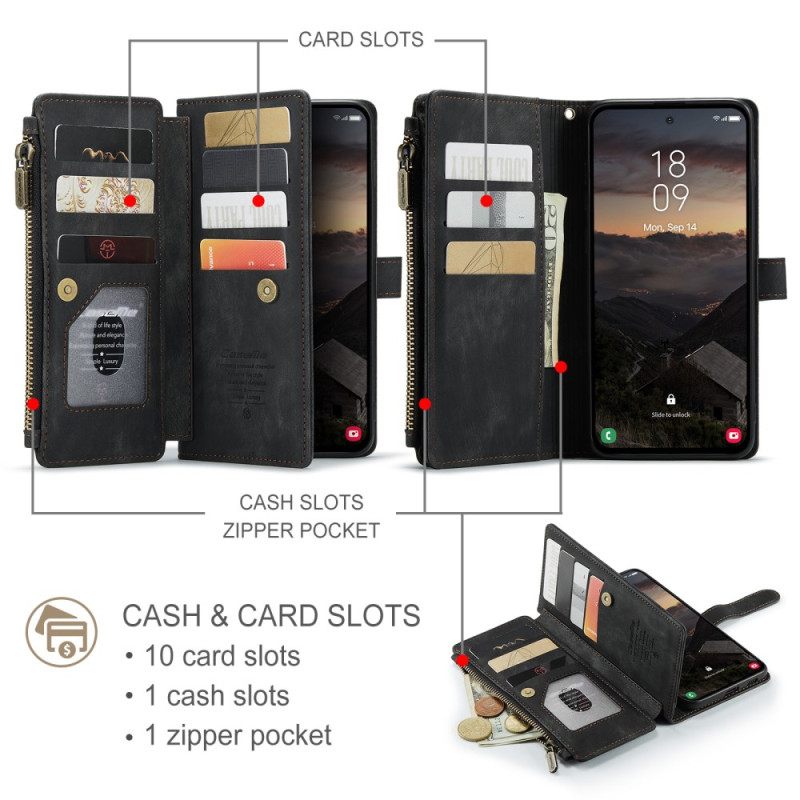 Kotelot Samsung Galaxy S26 Caseme-mokkanahkaefekti