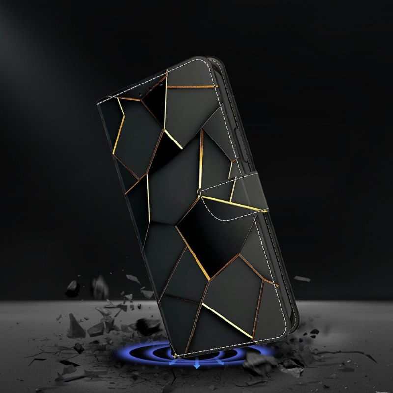 Kotelot Samsung Galaxy S26 Puhelinkuoret Mustat Ja Kultaiset Reunukset