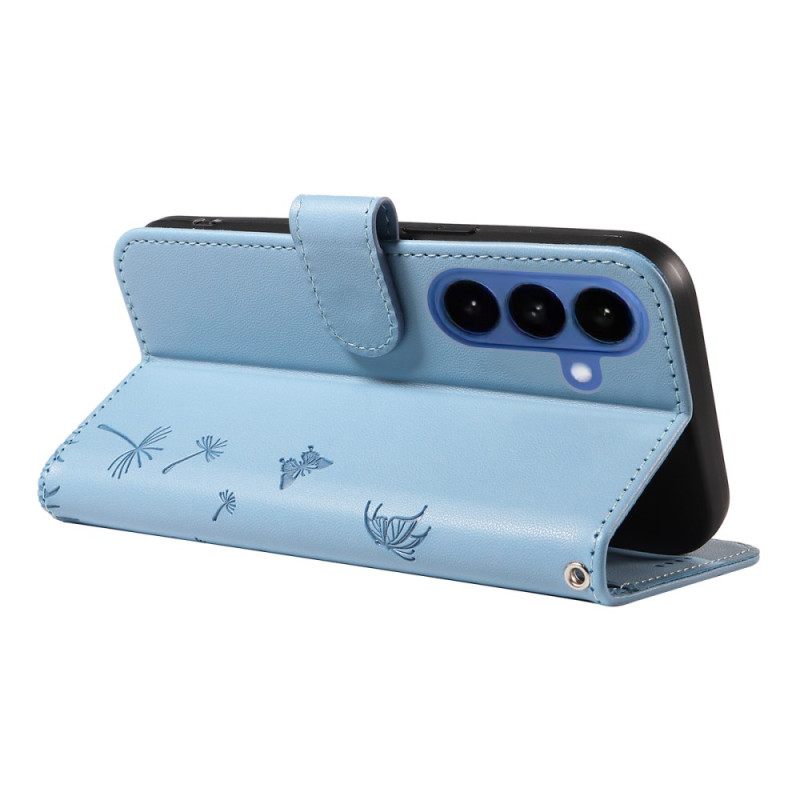 Kotelot Samsung Galaxy S26 Voikukkakuvioinen Ranneke