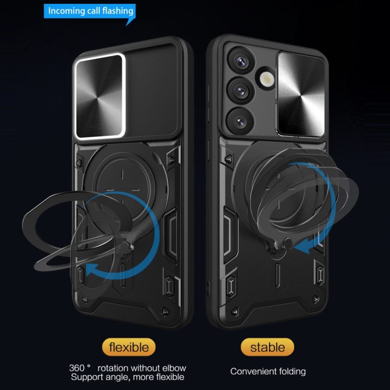 Kuori Samsung Galaxy S26 Liukuva Kamerajalusta Ja Kansi Suojakuori