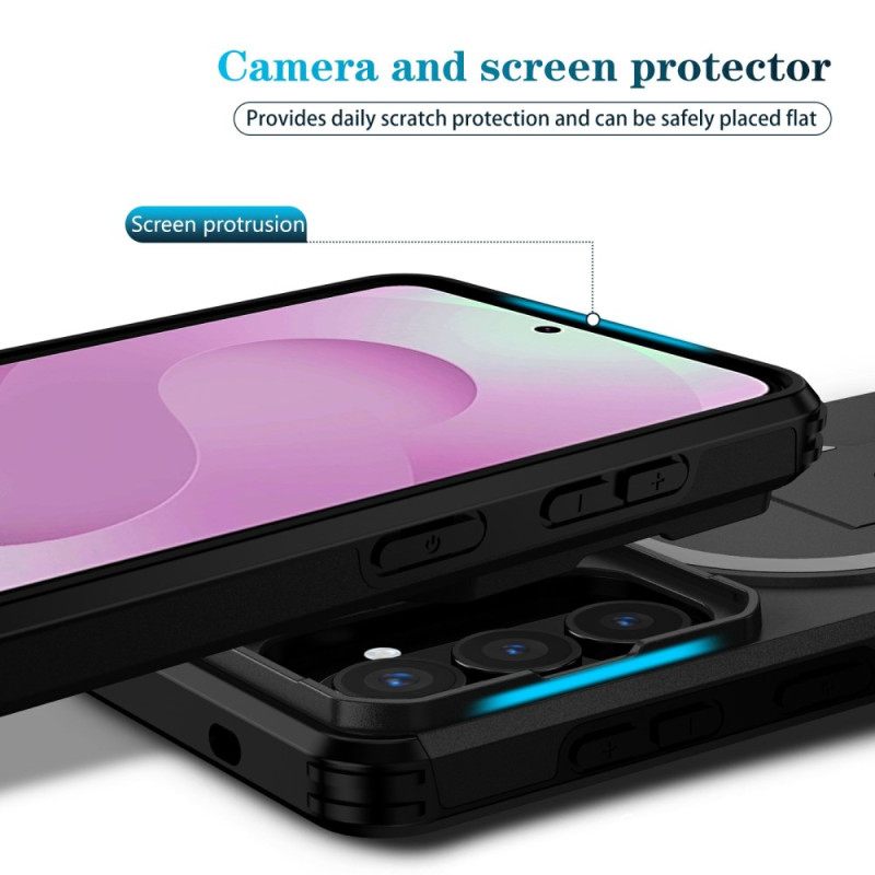 Kuori Samsung Galaxy S26 Liukuva Magneettinen Jalusta Ja Kameran Suojus