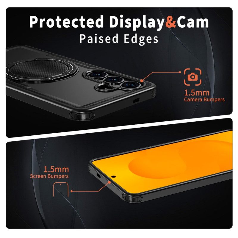 Kuori Samsung Galaxy S26 Magneettinen Ja Pyörivä Jalusta