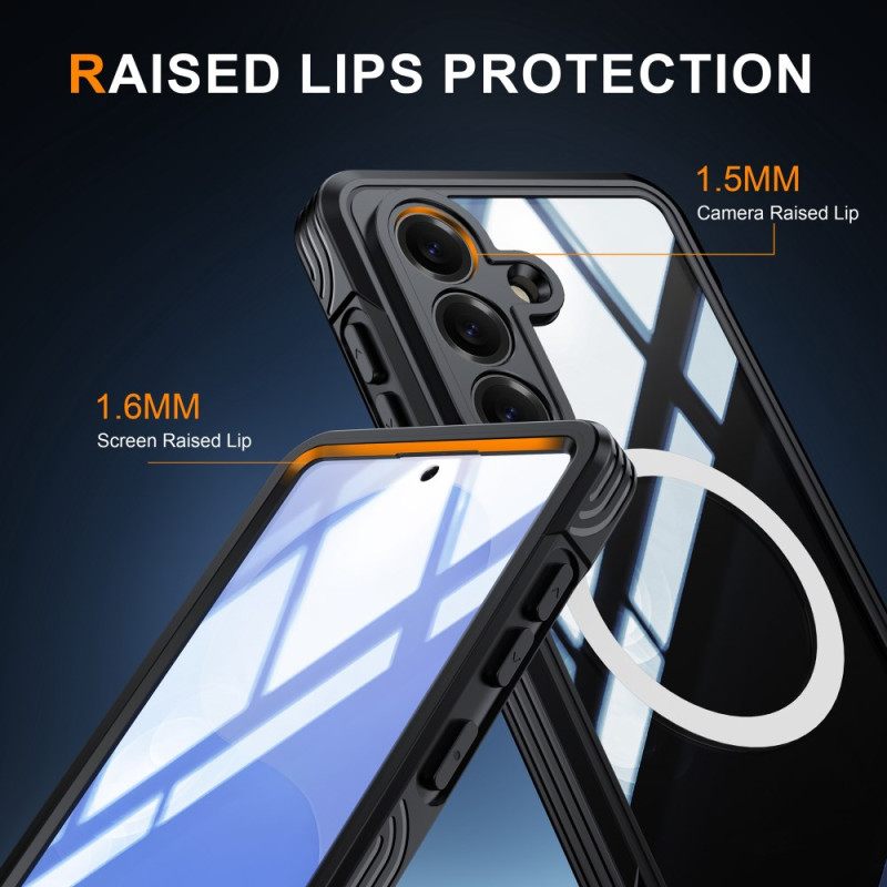 Kuori Samsung Galaxy S26 Magneettinen Karkaistulla Lasilla Suojakalvolla