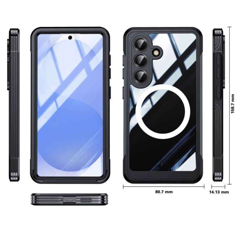 Kuori Samsung Galaxy S26 Magneettinen Karkaistulla Lasilla Suojakalvolla