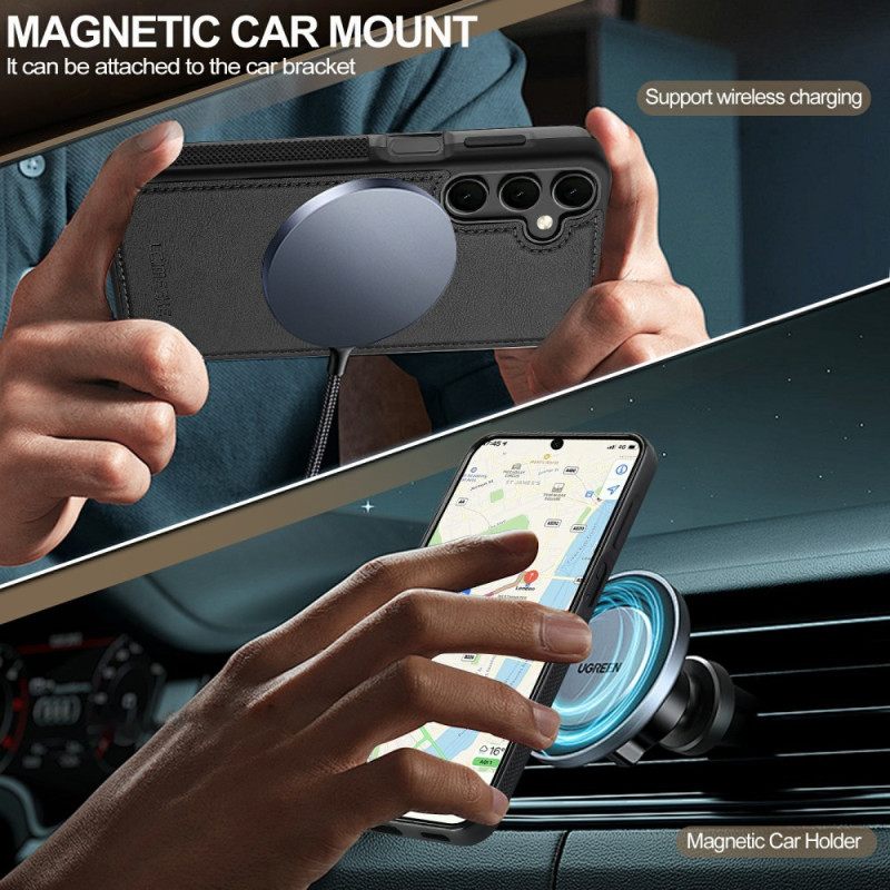 Kuori Samsung Galaxy S26 Magneettinen Nahkakuvioinen Lc.imeeke