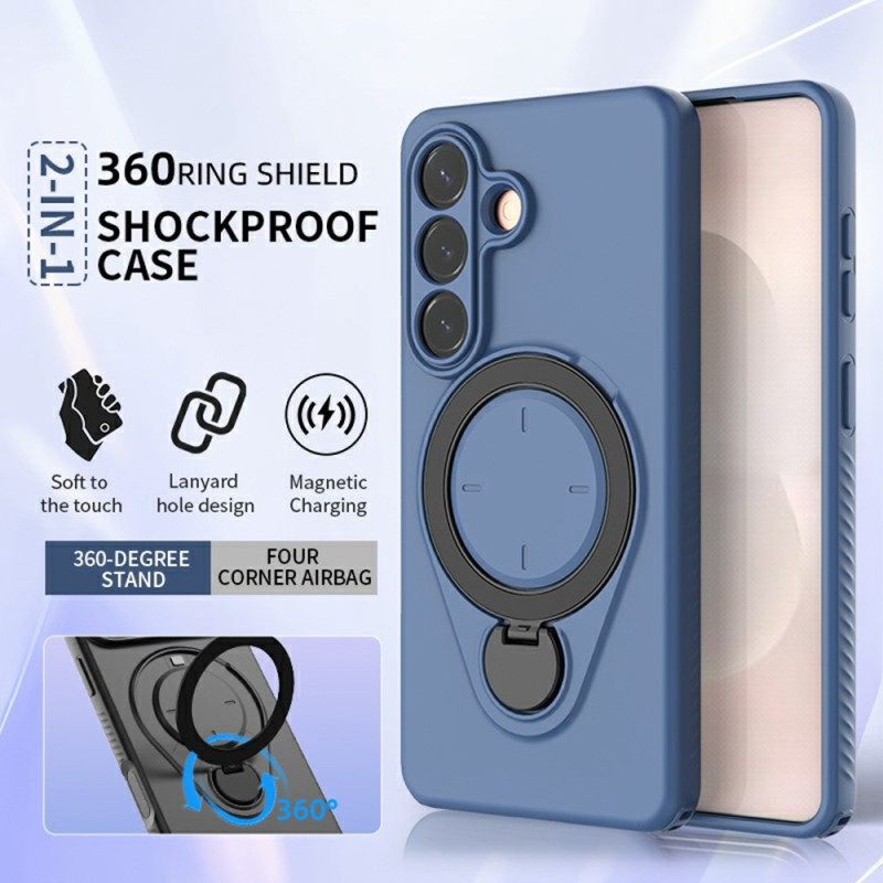 Kuori Samsung Galaxy S26 Magneettinen Pyörivä Sormusteline Suojakuori