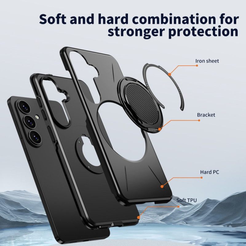 Kuori Samsung Galaxy S26 Magneettinen Pyörivällä Jalustalla