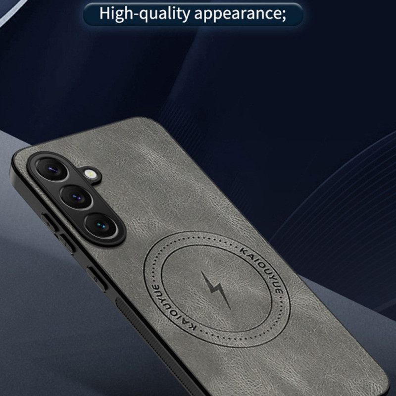 Kuori Samsung Galaxy S26 Nahkaefektimagneettinen