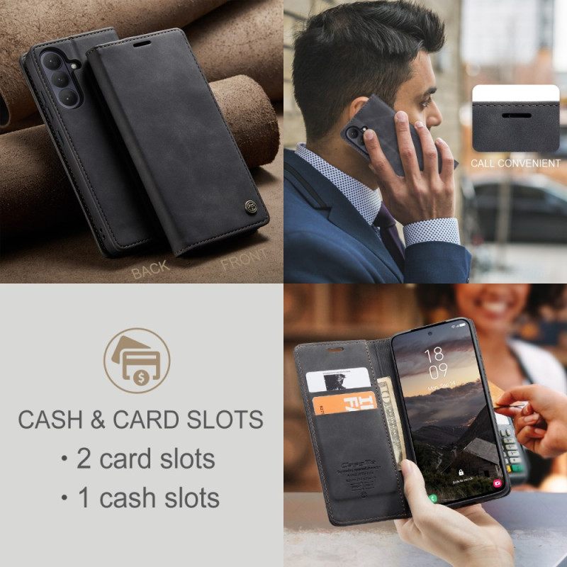 Nahkakotelo Samsung Galaxy S26 Caseme Suojakuori