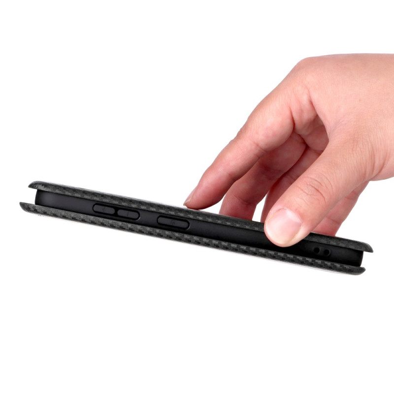 Nahkakotelo Samsung Galaxy S26 Kuitukuvioinen Hiilikuitu Suojakuori