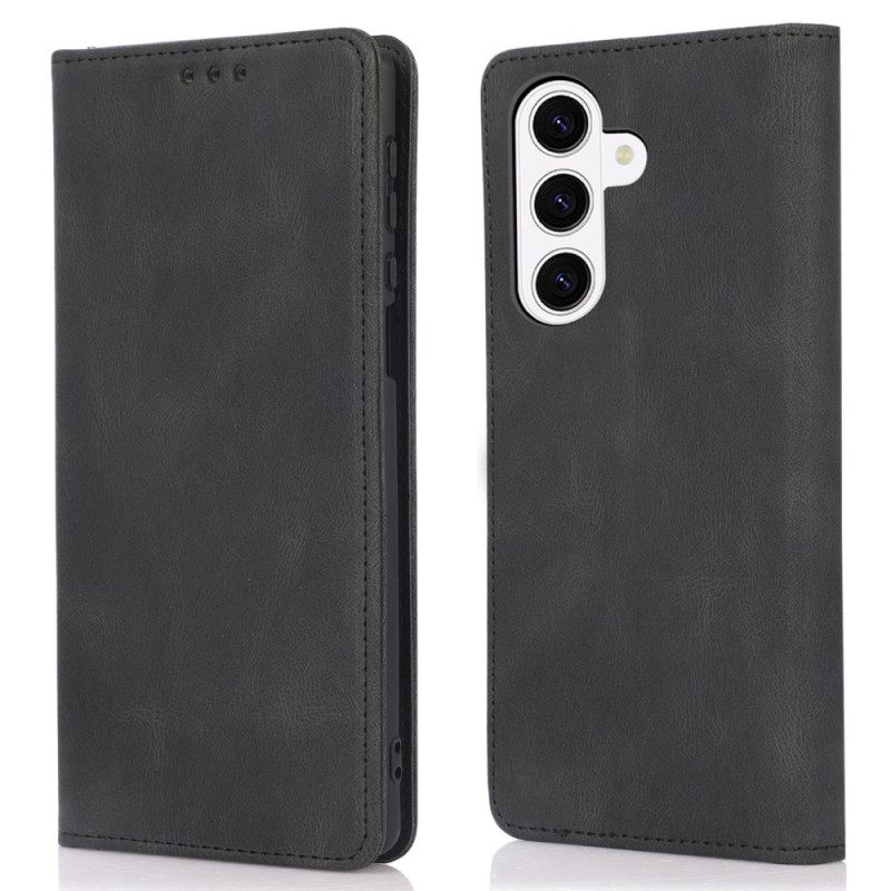 Nahkakotelo Samsung Galaxy S26 Mokkanahkakuvioinen Suojakuori